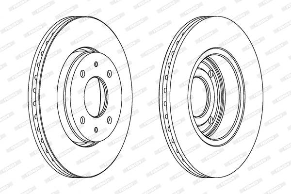 Brake Disc PREMIER Coat+ disc DDF1068C