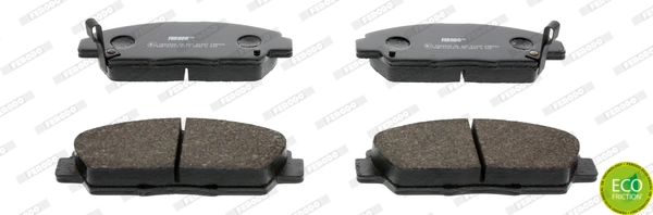 Brake Pad Set, disc brake PREMIER ECO FRICTION FDB904