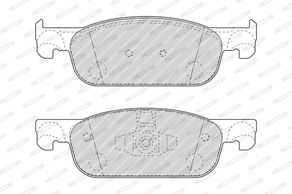Brake Pad Set, disc brake PREMIER ECO FRICTION FDB4907