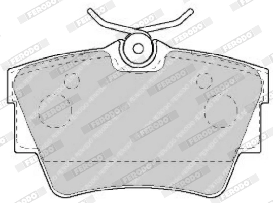 Brake Pad Set, disc brake PREMIER ECO FRICTION FVR1516