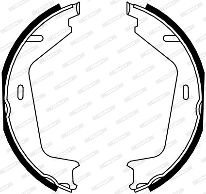 Brake Shoe Set, parking brake PREMIER FSB4130
