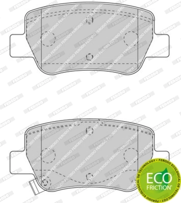 Brake Pad Set, disc brake PREMIER ECO FRICTION FDB4411