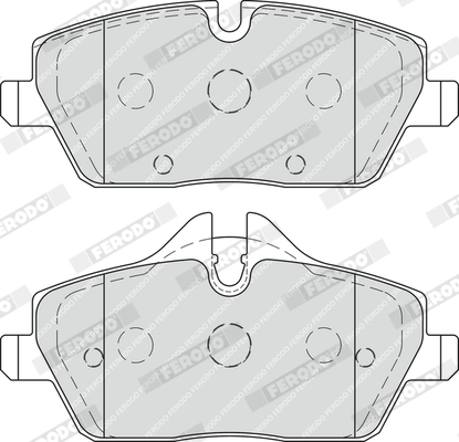Brake Pad Set, disc brake PREMIER ECO FRICTION FDB1974