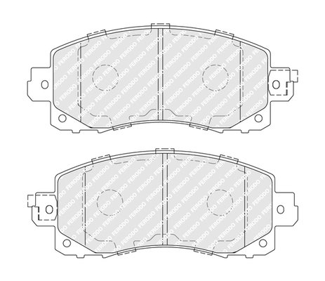 Brake Pad Set, disc brake PREMIER ECO FRICTION FDB5299