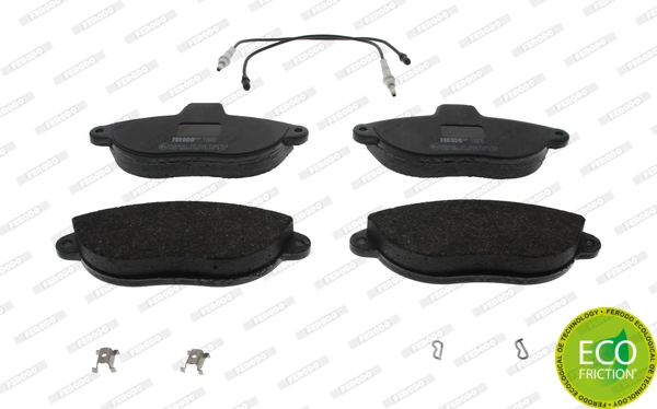 Brake Pad Set, disc brake PREMIER ECO FRICTION FVR1002
