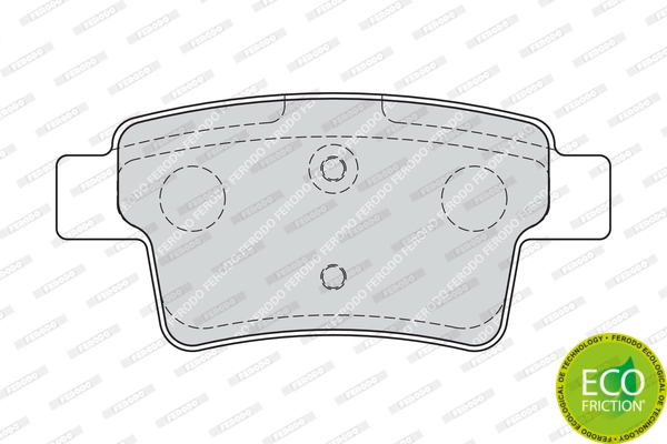 Brake Pad Set, disc brake PREMIER ECO FRICTION FDB1973