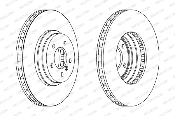 Brake Disc PREMIER DDF1634C-1