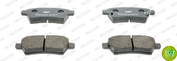 Brake Pad Set, disc brake PREMIER ECO FRICTION FDB1882