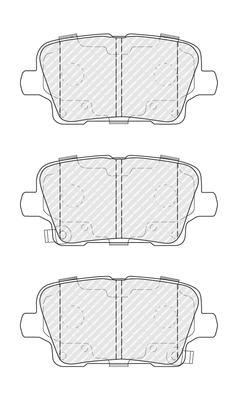 Brake Pad Set, disc brake PREMIER ECO FRICTION FDB5202