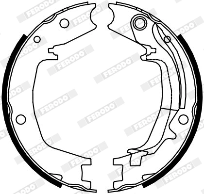 Brake Shoe Set, parking brake PREMIER FSB4131