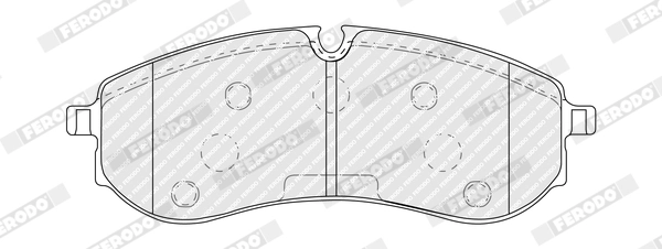 Brake Pad Set, disc brake PREMIER ECO FRICTION FVR5460