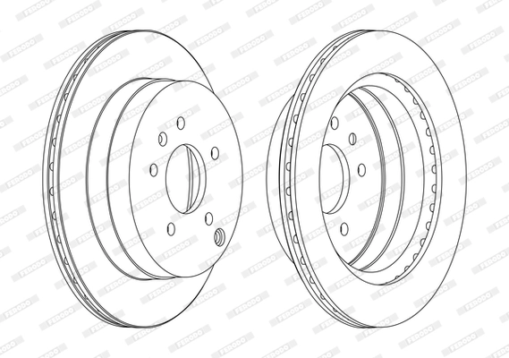 Brake Disc PREMIER DDF1660C