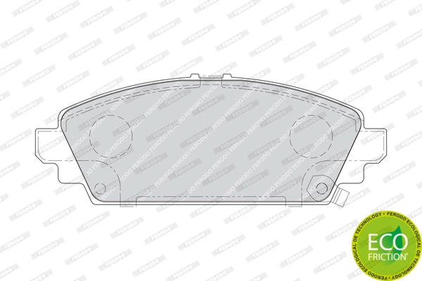 مجموعة بطانة الفرامل، فرامل قرصية PREMIER ECO FRICTION FDB1601