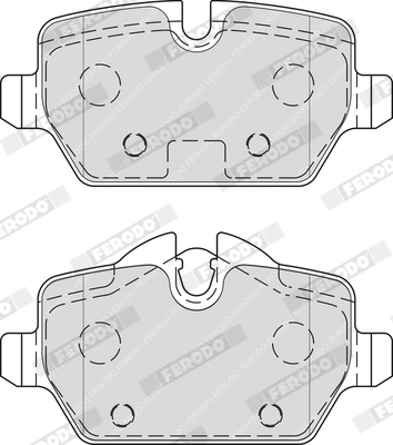 Brake Pad Set, disc brake PREMIER ECO FRICTION FDB4383