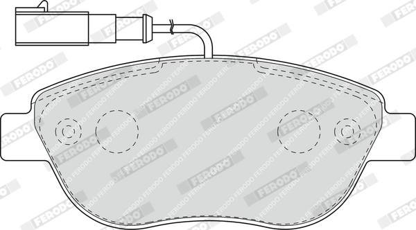 Brake Pad Set, disc brake PREMIER ECO FRICTION FDB1467
