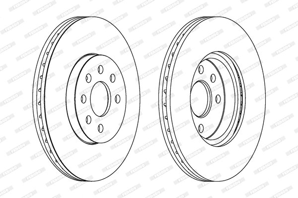 Brake Disc PREMIER Coat+ disc DDF1236C