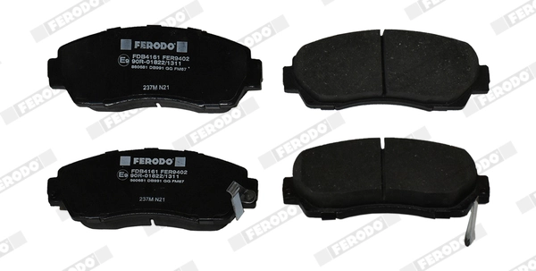 Brake Pad Set, disc brake PREMIER FDB4161