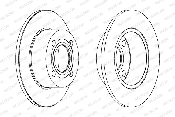 Brake Disc PREMIER Coat+ disc DDF128C