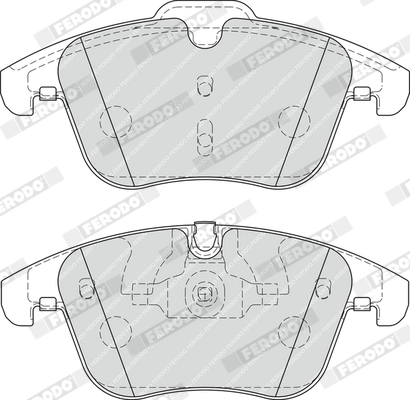 Brake Pad Set, disc brake PREMIER ECO FRICTION FDB4107