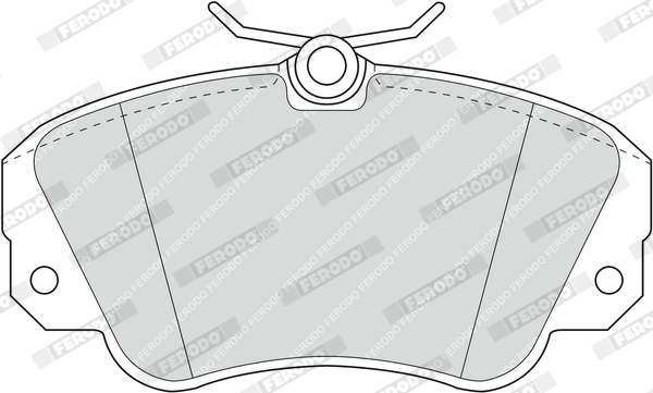 Brake Pad Set, disc brake PREMIER ECO FRICTION FDB686
