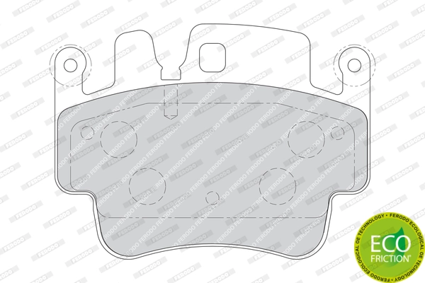 Brake Pad Set, disc brake PREMIER ECO FRICTION FDB1742
