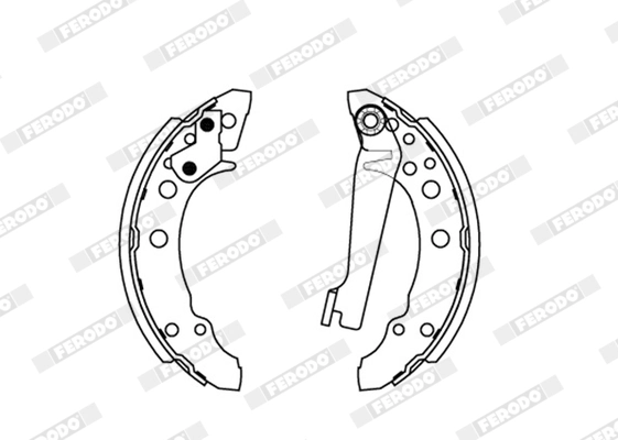 Brake Shoe Set PREMIER FSB191