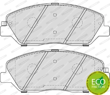 Brake Pad Set, disc brake PREMIER ECO FRICTION FDB4111