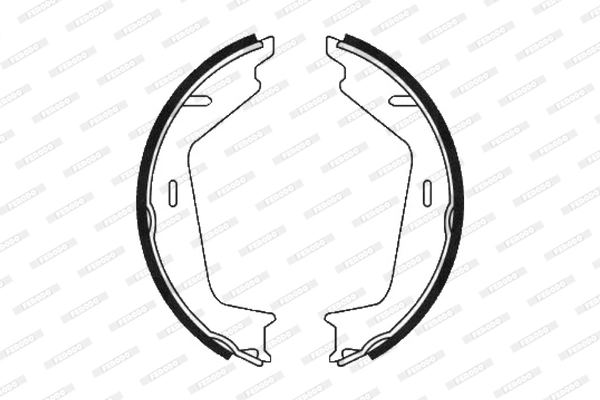 Brake Shoe Set, parking brake PREMIER FSB645