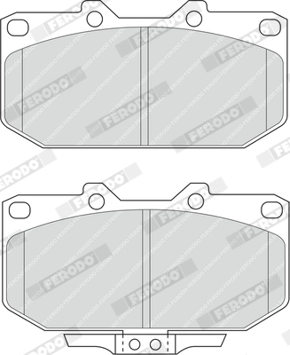 Brake Pad Set, disc brake PREMIER ECO FRICTION FDB986