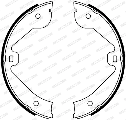 Brake Shoe Set, parking brake PREMIER FSB4000