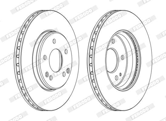 Brake Disc PREMIER DDF1134C