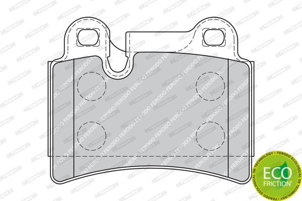 Brake Pad Set, disc brake PREMIER ECO FRICTION FDB1878