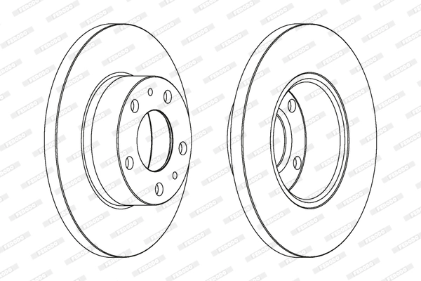 FERODO DDF758 Brake Disc