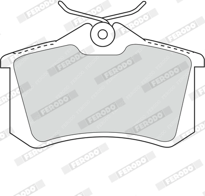 Brake Pad Set, disc brake PREMIER ECO FRICTION FDB1491