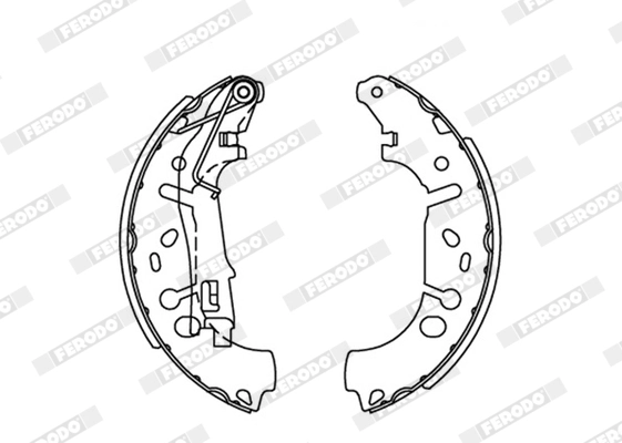 Brake Shoe Set PREMIER FSB682