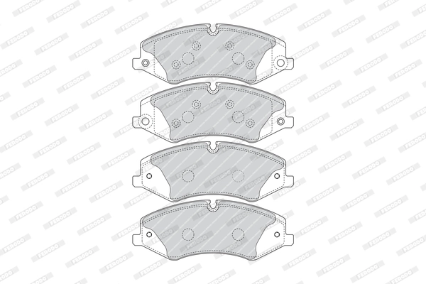 Brake Pad Set, disc brake PREMIER FDB4455