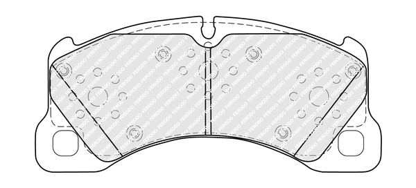 Brake Pad Set, disc brake PREMIER FUSE+ Technology FDB5417