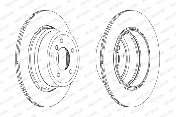 Brake Disc PREMIER Coat+ disc DDF1868C-1