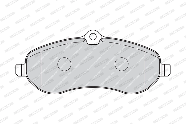 Brake Pad Set, disc brake PREMIER ECO FRICTION FVR1771