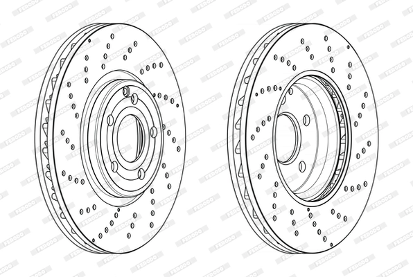 Brake Disc PREMIER DDF2054C-1