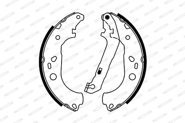 Brake Shoe Set PREMIER FSB687