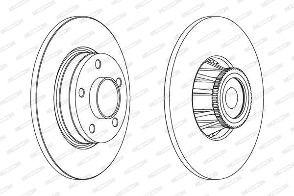 Brake Disc PREMIER DDF1623-1