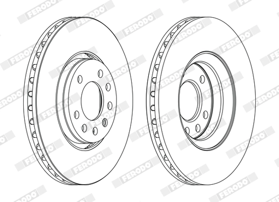 Brake Disc PREMIER DDF1215C