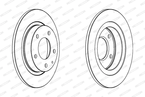 Brake Disc PREMIER Coat+ disc DDF524C