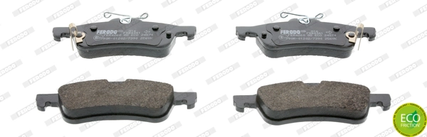Brake Pad Set, disc brake PREMIER ECO FRICTION FDB4041