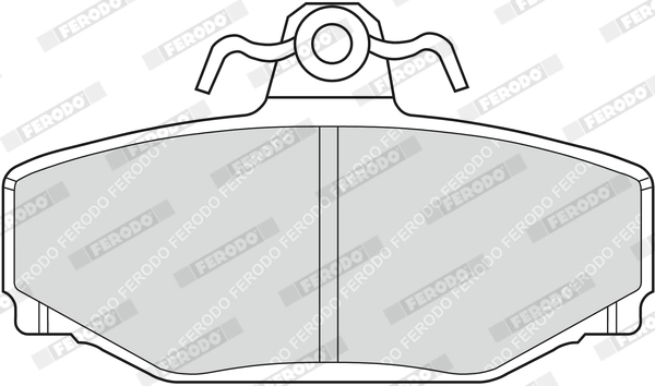 Brake Pad Set, disc brake PREMIER ECO FRICTION FDB676