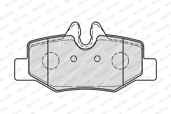 Brake Pad Set, disc brake PREMIER FVR1494