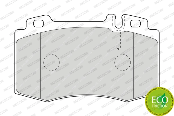 Brake Pad Set, disc brake PREMIER ECO FRICTION FDB1661