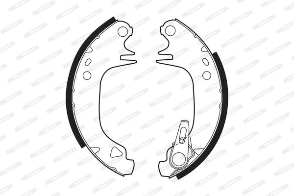 Brake Shoe Set PREMIER FSB188