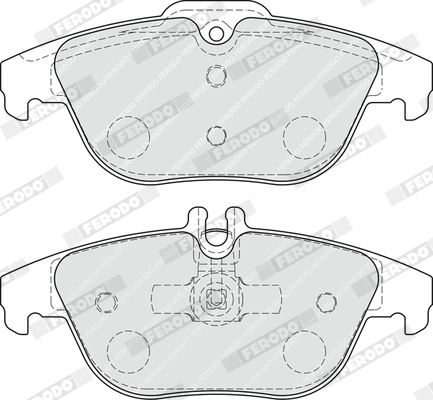 Brake Pad Set, disc brake PREMIER ECO FRICTION FDB1980